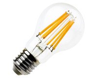 Lampadina LED a filamento Goccia A60, 8W, E27