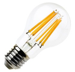 Lampadina LED a filamento Goccia A60, 8W, E27