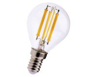 Lampadina LED a filamento Minisfera, 6W, E14