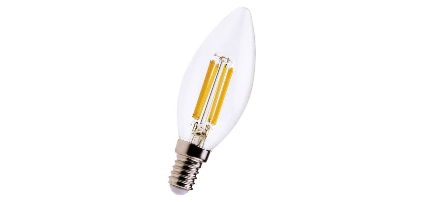 Lampadina LED a filamento Candela, 6W, E14