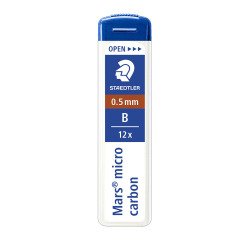 Mine Mars Micro Carbon 0,5 mm B Staedtler 12 mine