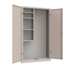 Armadio multiuso monoblocco portascope a due ante battenti l x p x h 100 x 40 x 180 cm