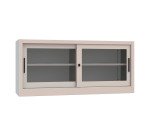 Armadio Ante Scorrevoli Vetrate 1 ripiano smontato l x p x h 150 x 45 x 68 cm