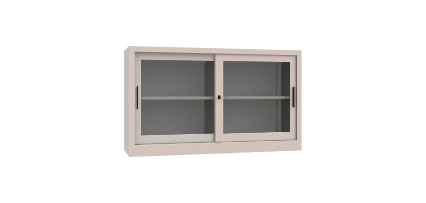 Armadio Ante Scorrevoli Vetrate smontato 1 ripiano l x p x h 150 x 45 x 88 cm