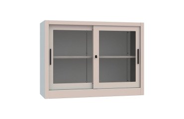 Armadio Ante Scorrevoli Vetrate 1 ripiano smontato l x p x h 120 x 45 x 88 cm