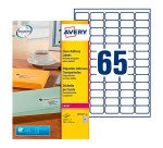 Etiquette d'adresse, 38,1 x 21,2 mm