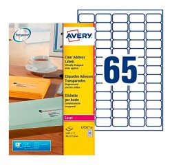 Etiquette d'adresse, 38,1 x 21,2 mm