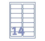 Etiquette d'adresse jet encre 99,1 x 38,1 mm