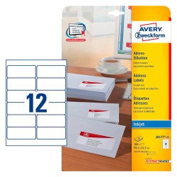 Etiquette d'adresse jet encre,99,1 x 42,3 mm