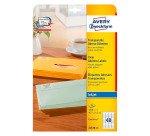 Etiquette d'adresse, transp., 45,7 x 21,2 mm