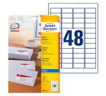 Etiquette d'adresse jet encre,45,7 x 21,2 mm