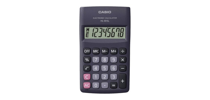 Casio Calcolatrice tascabile HL-815L