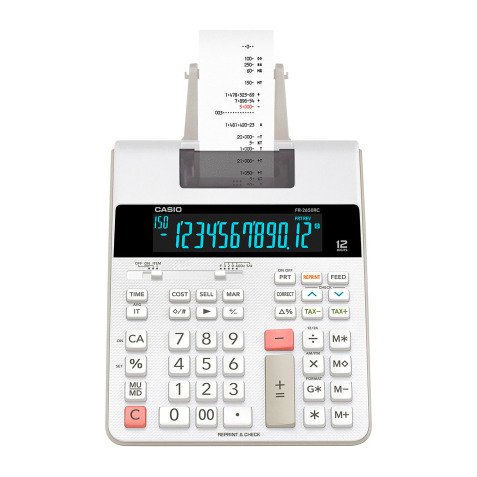 Calcolatrice scrivente Casio FR-2650RC colore bianco