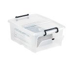 Boîte de rangement polypropylène 20L à ouverture frontale