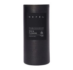 Supporto per dispenser sapone viso e mani linea Nefèl SILK & FLOWERS