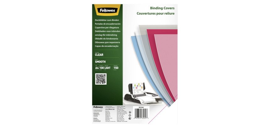 Copertine rilegatura PET Trasparente 150 micron conf. 100