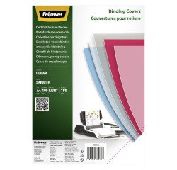 Copertine rilegatura PET Trasparente 180 micron conf. 100