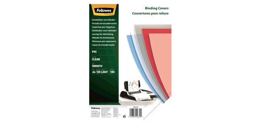 Cf100 Copertine Clear A4 PVC 180my