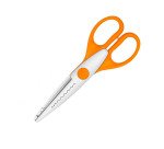 Ciseaux cranteurs, découpe Zig Zag, orange