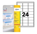 Etiquette de congélation, blanc