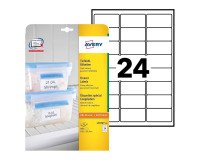 Etiquette de congélation 63,5 x 33,9 mm blanc - Boîte de 600