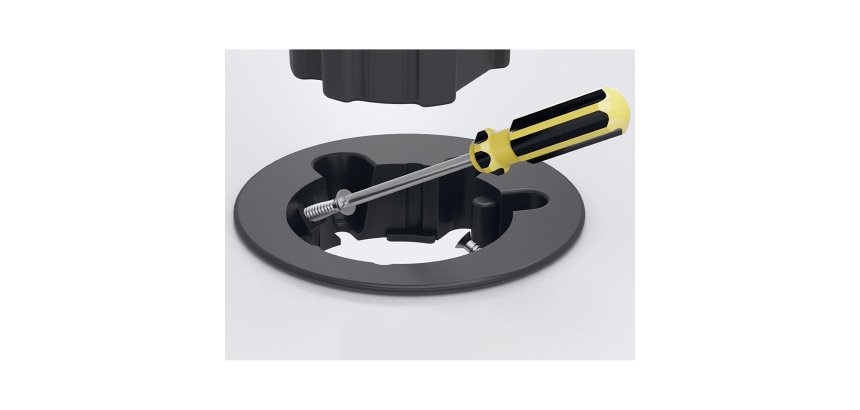 Prise electrique encastrable Versadot Cable diamètre 80 mm + 3 trous passe-câbles