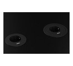 Prise électrique encastrable Versatag 60 mm avec bague adaptatrice 80 mm + port USB A