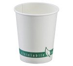 Bicchieri in carta + PE bianco 200 ml - 1000 pz