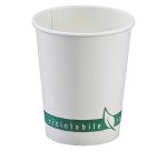 Bicchieri in carta + PE bianco 115 ml - 1000 pz