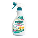 Désodorisant désinfectant textiles Sanytol Feurs Blanches - Spray de 500 ml