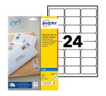 Etiquette avery jet encre \"mon tiembre en ligne\"  63,5  x 33,9mm boite de 360