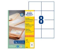 Etiquette multi-usage recyclée 105 x 74 mm Home Office - Boîte de 80