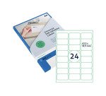 Rillprint Label 63.5x33.9mm transparent matte 600 labels