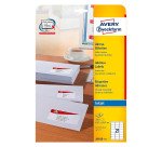 Etiquette autocollante avery adresse recyclee laser blanc  63,5 x 38,1 boite de 315
