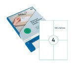 Etiquette universelle, 105 x 148 mm, blanc