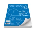 Carta protocollo Bianco a quadretti 200 fogli