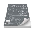 Paper PROTOCOLLO White Assorted no perforation A4 4.2 x 2.9 cm 200 pieces of 200 sheets