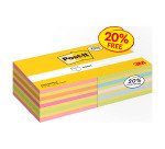 Confezione convenienza Cubi Post-it Assortiti 76 x 76 mm 2 unità da 450 fogli