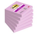 2+1 Confezioni Post-it super sticky Rosa 76 x 76 mm 90 ff 6 unità 1 confezione in omaggio