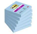 2+1 Confezioni Post-it super sticky Blu 76 x 76 mm 90 ff 6 unità 1 confezione in omaggio