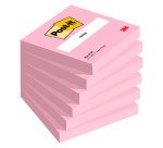 2+1 Confezioni Post-it adesivo standard rosa 76 x 76 mm 100 ff 6 unità 1 confezione in omaggio
