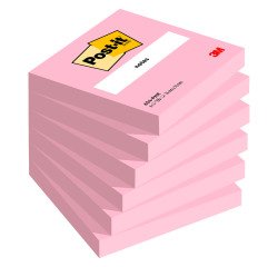 2+1 Confezioni Post-it adesivo standard rosa 76 x 76 mm 100 ff 6 unità 1 confezione in omaggio