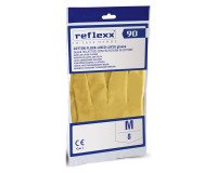 Guanti in lattice felpati REFLEXX R90 - taglia M - 10 paia