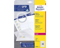 Etiquette d'adresse, 45,7 x 21,2 mm, blanc