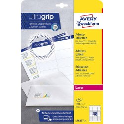 Etiquette d'adresse, 45,7 x 21,2 mm, blanc