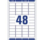 Etiquette d'adresse, 45,7 x 21,2 mm, blanc