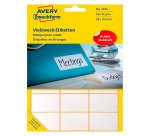 Etiquette multi-usage 38 x 24 mm blanc - Pochette de 522