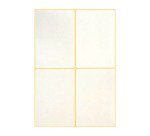 Etiquette multi-usage 80 x 54 mm blanc - Pochette de 112