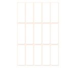 Etiquette multi-usage, 38 x 14 mm, blanc