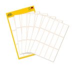 Etiquette multi-usage, 38 x 14 mm, blanc